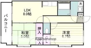 MS紫原【403号室】の間取り