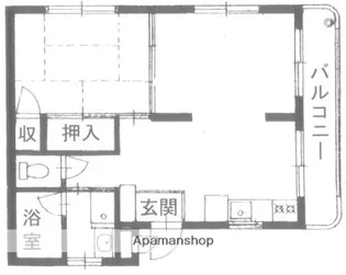 セデリア村中Ⅱ【201号室】の間取り