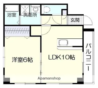 プロムナードK【4階】の間取り