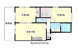 モンリベルテ【1階】の間取り
