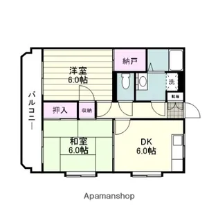 エスペランサ田上【303号室】の間取り