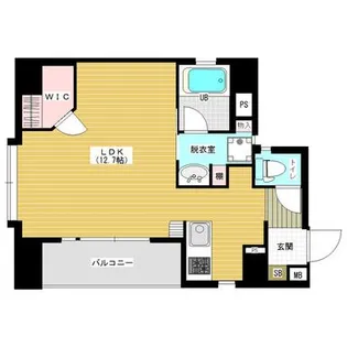 レジデンス光・上之園【5階】の間取り