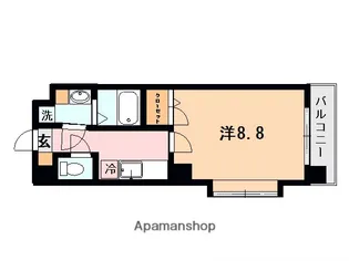 スカイビル【5階】の間取り