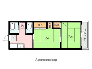上荒田福永ビル【304号室】の間取り