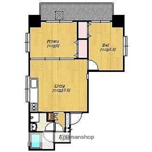 鹿児島県鹿児島市平之町【マンション】の間取り
