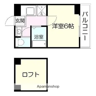 UEハウス六番館【5階】の間取り