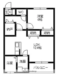 ジャルダン・フリューリー・ドーソンⅣ【305号室】の間取り