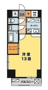 ステージルビーグラス【7階】の間取り