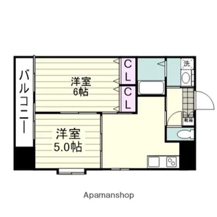 エルシオン西千石【6階】の間取り
