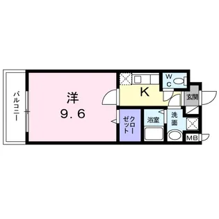 第7グリーンハイツ【3階】の間取り