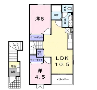 サンリットYB【2階】の間取り
