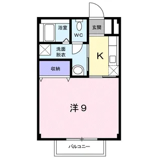 ドマーニK【1階】の間取り