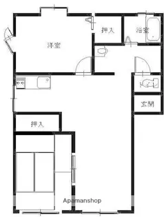 グランヒル伊敷B棟【101号室】の間取り