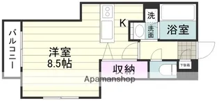 SUN RISE葉月館【3階】の間取り