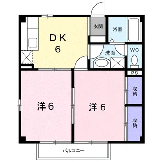ステップハウス【2階】の間取り