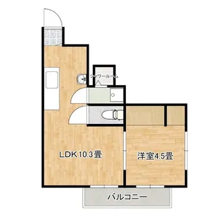パレスビル【4階】の間取り