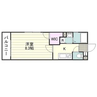 アーデルメゾン【0109号室】の間取り