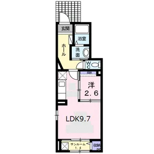 サンリットK【1階】の間取り