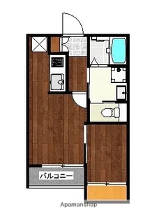 レグルス郡元【203号室】の間取り