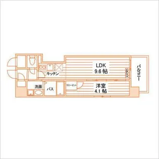 UNITOWER鹿児島中央【1101号室】の間取り
