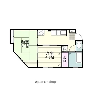 小濱ビル【301号室】の間取り