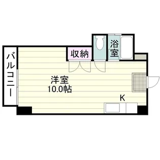 ガーデニア荒田【0402号室】の間取り