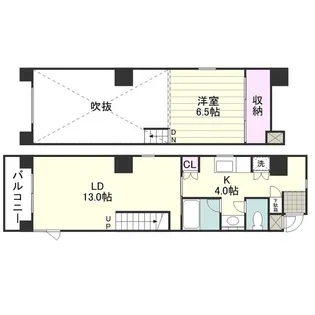 DUPLEX【0404号室】の間取り