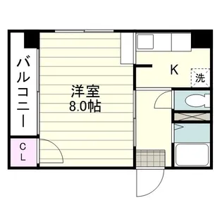 アーバンハイツ荒田【0301号室】の間取り