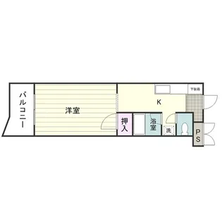 ハイツ宮原【0403号室】の間取り