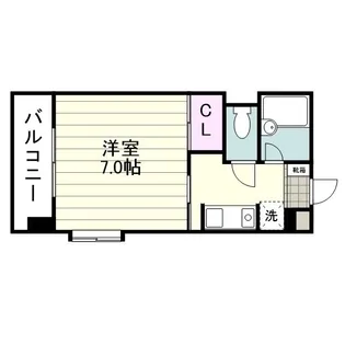 ベルハイム大学前【0201号室】の間取り