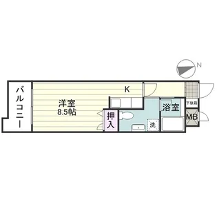 ブーゲンヒルズ【0205号室】の間取り