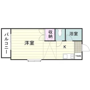 ドミール郡元【0312号室】の間取り