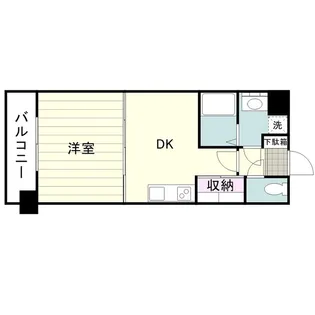 RJR上荒田【0907号室】の間取り