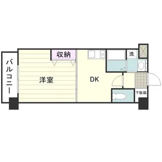 RJR鹿大前【0310号室】の間取り
