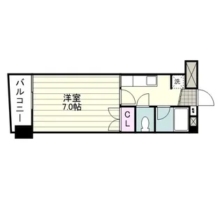 1Kの間取り画像