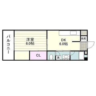 高麗ハイツ【0403号室】の間取り