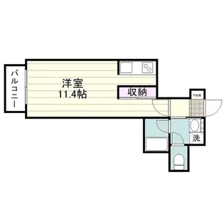 SーFORT鹿児島BLOSSOM【0805号室】の間取り