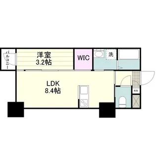 チェリーズいづろ【0402号室】の間取り