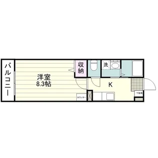 アルティベール【0105号室】の間取り