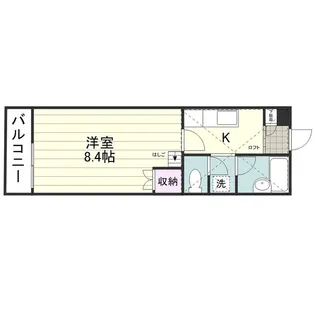 ヒルサイドフラッツ【0304号室】の間取り