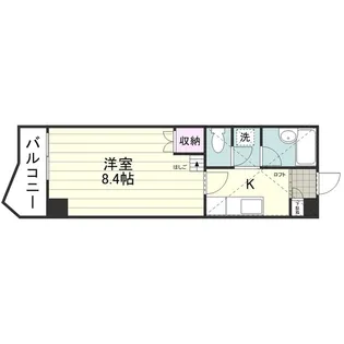 ヒルサイドフラッツ【0303号室】の間取り