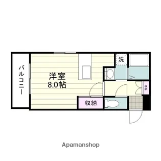 M’Z鴨池Ⅱ【3階】の間取り