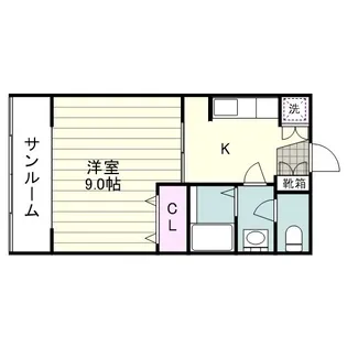 SI RIVOLI【0205号室】の間取り