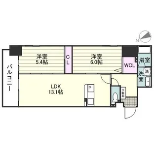 フォンスタワー南林寺【0703号室】の間取り