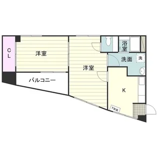 西村ハイツ【0302号室】の間取り