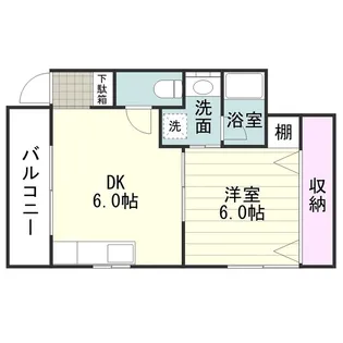 藤野マンション【0302号室】の間取り