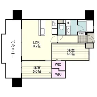 エイルマンション上之園ロゼア【0303号室】の間取り