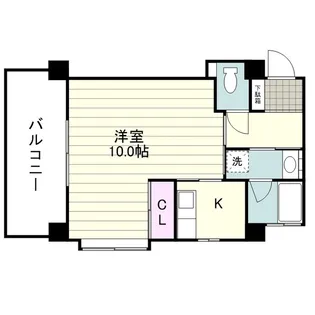くすのき館【0302号室】の間取り