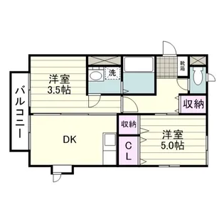 パークヒルハイム峰桜【0201号室】の間取り