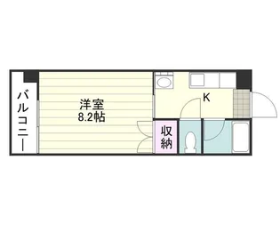 イレブン第一ビル【0302号室】の間取り